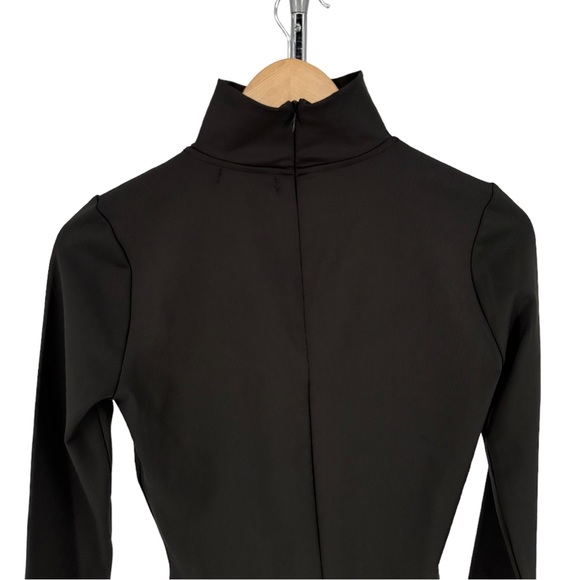 n:Philanthropy Catello Top in Black Mock Neck Choker Cutout Ribbed sz Small NWT - Picture 6 of 12